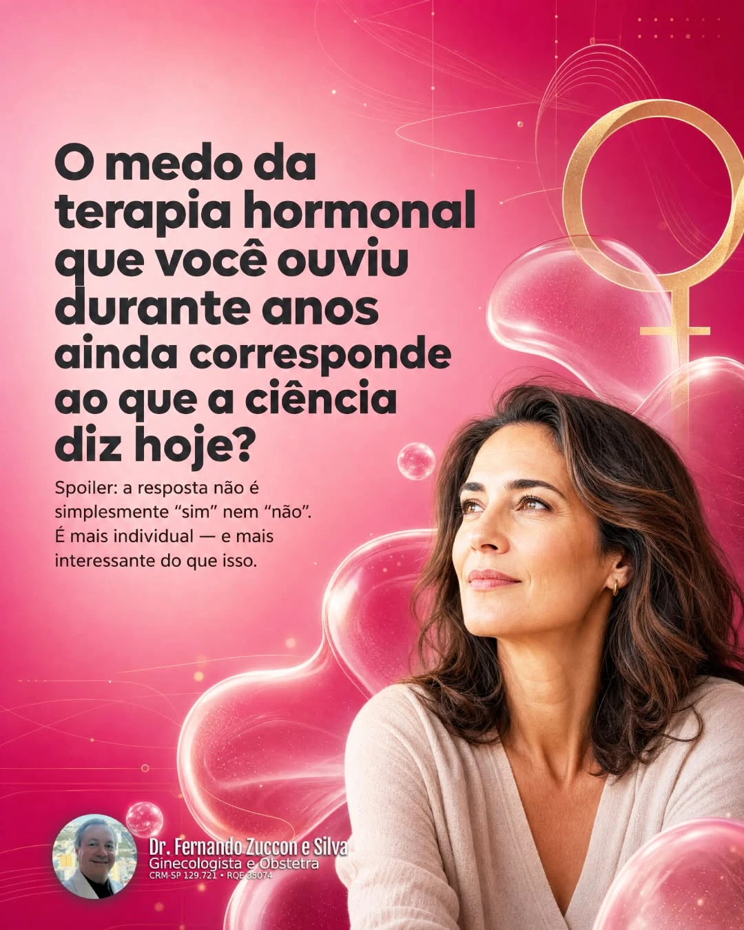 Carrossel Dr. Fernando Zuccon - Terapia de reposição hormonal e evidências científicas